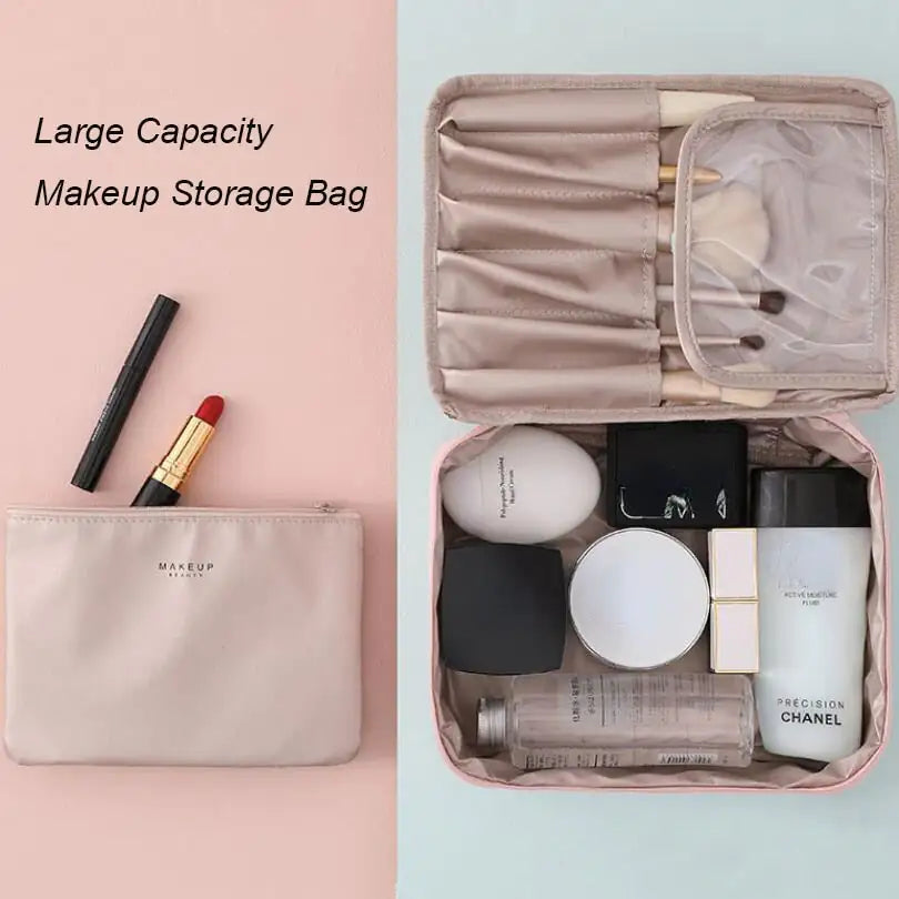 Nylon Travel Makeup Bag