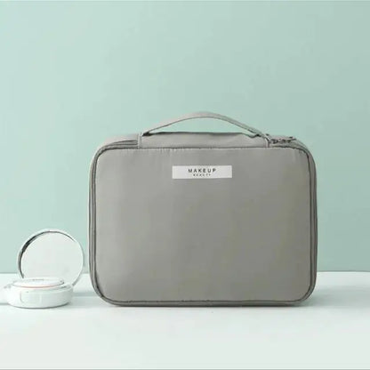 Multi-Compartment Makeup Bag
