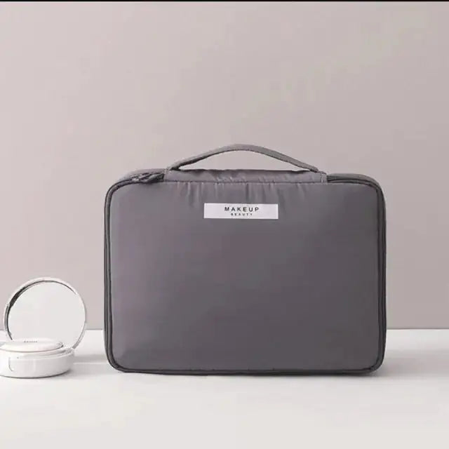 Multi-Compartment Makeup Bag