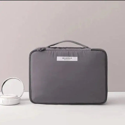 Multi-Compartment Makeup Bag