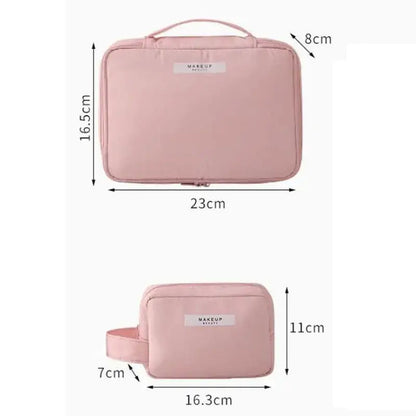 Multi-Compartment Makeup Bag