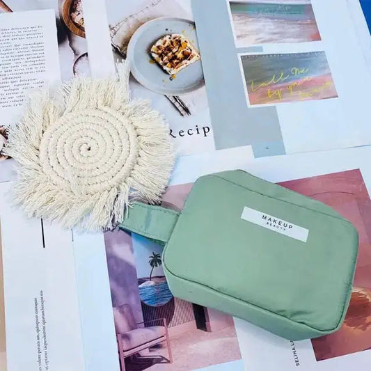 Multi-Compartment Makeup Bag